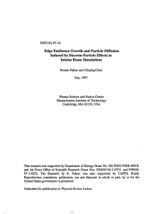 Edge  Emittance Growth and Particle Diffusion