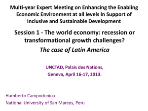 Multi-year Expert Meeting on Enhancing the Enabling Inclusive and Sustainable Development