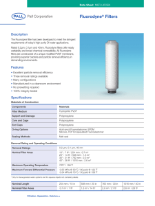 Fluorodyne Filters Description