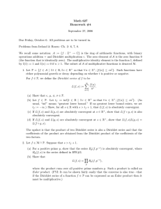 Math 627 Homework #4 September 27, 2006