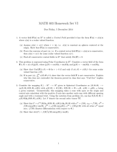 MATH 603 Homework Set VI Due Friday, 5 December 2014