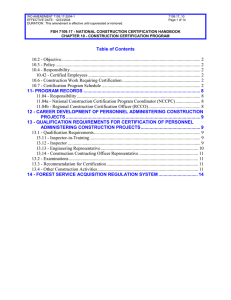 WO AMENDMENT 7109.17-2004-1 7109.17_10 EFFECTIVE DATE:  12/23/2004 Page 1 of 14