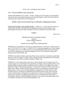 1561--1  TITLE 1500 - EXTERNAL RELATIONS 1561 - STATE CONSERVATION AGENCIES