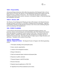 All proposed Regional direction which affects the preparation of the... Plans must be reviewed by the Director of Land Management... 1920.4 - Responsibility.