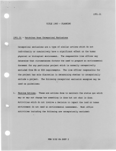 1951.21 TITLE 1900 - PLANNING 1951.21 - Ketchikan Area Categorical Exclusions