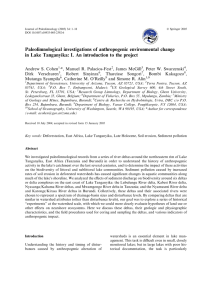 Paleolimnological investigations of anthropogenic environmental change