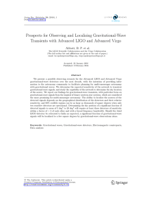 Prospects for Observing and Localizing Gravitational-Wave