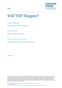 Will TIIP Happen?  Q&amp;A Jeffries Briginshaw
