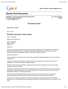 Denver Post Document Gmail - Denver Post Document 2/8/11 11:21 AM
