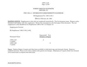 1309.14_20 Page 1 of 20 FOREST SERVICE HANDBOOK