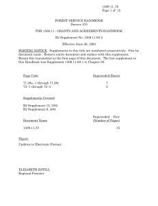 1509.11_70 Page 1 of  15 FOREST SERVICE HANDBOOK Denver, CO