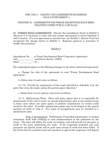 FSH 1509.11 - GRANTS AND AGREEMENTS HANDBOOK 1/85 R-6 SUPPLEMENT 3