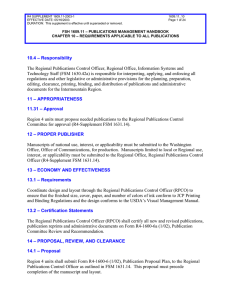 R4 SUPPLEMENT 1609.11-2003-1 1609.11_10 EFFECTIVE DATE: 05/16/2003