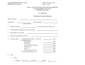 R1 SUPPLEMENT 2409.17-99-1 2409.17,6.4,Exs.,-6.8 EFFECTIVE 04/12/99 Page 1 of 38