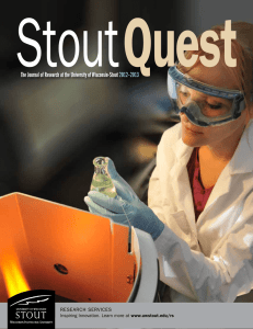 Stout Quest 1 The Journal of Research at the University of Wisconsin-Stout