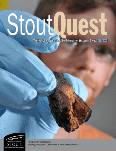 Stout Quest 1 The Journal of Research at the University of Wisconsin-Stout