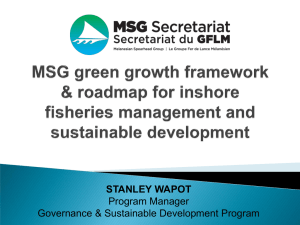 STANLEY WAPOT Program Manager Governance &amp; Sustainable Development Program