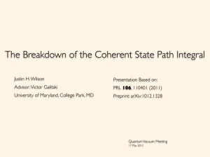 The Breakdown of the Coherent State Path Integral