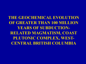 THE GEOCHEMICAL EVOLUTION OF GREATER THAN 100 MILLION YEARS OF SUBDUCTION-