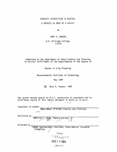 (1978) Submitted  to  the  Department  of ... in Partial  Fulfillment  of  the  Requirements ...