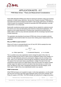 APPLICATION NOTE - 017