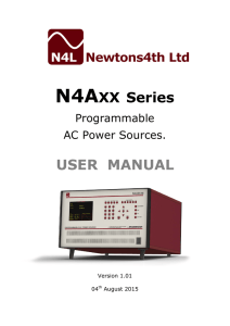 N4A  XX Series