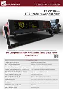 PPA3500 1~6 Phase Power Analyzer Precision Power Analyzers