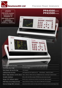 PPA4500 PPA5500 Precision Power Analyzers UPDATE!