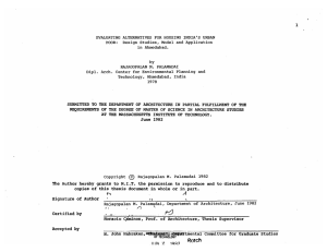 1 June 1982 The Author hereby grants  to M.I.T. the permission to ...