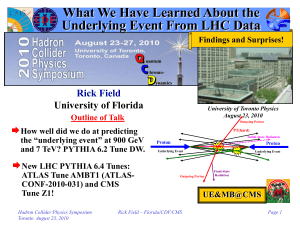 What We Have Learned About the Underlying Event From LHC Data