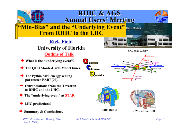 RHIC & AGS Annual Users ’ Meeting