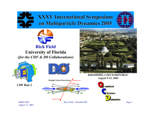 XXXV International Symposium on Multiparticle Dynamics