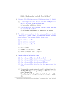 1MA01: Mathematical Methods Tutorial Sheet 1. (a)