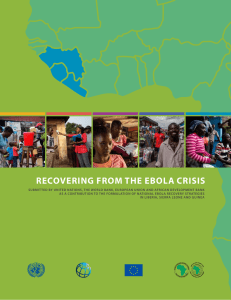 RecoveRing fRom the ebola cRisis