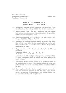 Math 411 — Problem Set 3 Issued: 06.11 Due: 06.18