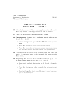 Math 636 — Problem Set 1 Issued: 09.04 Due: 09.11