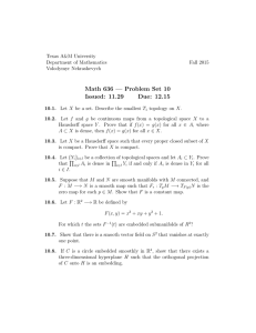 Math 636 — Problem Set 10 Issued: 11.29 Due: 12.15