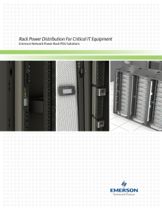 Rack Power Distribution For Critical IT Equipment