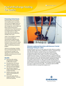 Partial Discharge Testing for Cables  Protecting Critical Assets