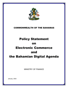 Policy Statement on Electronic Commerce and