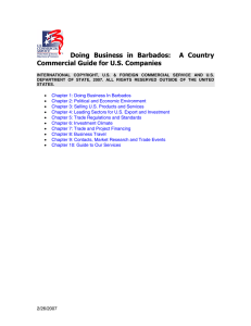 Doing Business in Barbados:  A Country