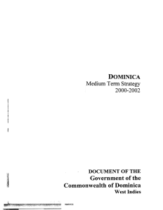 Government  of the Commonwealth  of Dominica West  Indies