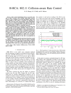 H-RCA: 802.11 Collision-aware Rate Control