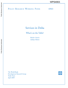 Services in Doha P R W
