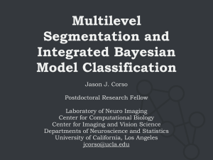 Multilevel Segmentation and Integrated Bayesian Model Classification