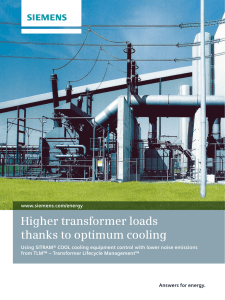 Higher transformer loads thanks to optimum cooling
