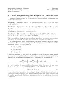 Massachusetts Institute of Technology Handout 6 18.433: Combinatorial Optimization February 20th, 2009