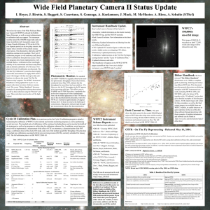 Wide Field Planetary Camera II Status Update
