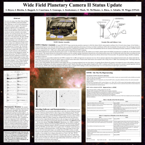Wide Field Planetary Camera II Status Update