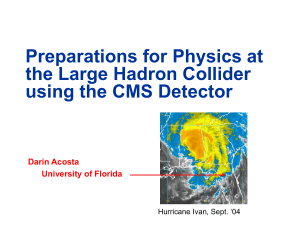 Preparations for Physics at the Large Hadron Collider using the CMS Detector